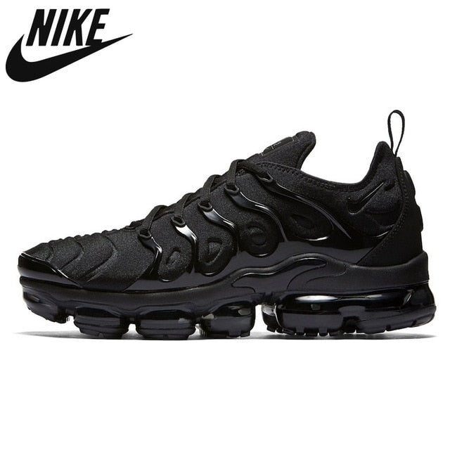 2021 Original Air Vapormax TN Plus Running Shoes Air Cushion Bleached Cool Grey Midnight Navy Triple Black Unisex Shoes 36-45 - Virtual Blue Store