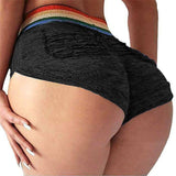 New High Waist Skinny Shorts Summer Clothes Elastic Plus Size Club Wear Sexy Ultra Short Trousers Fitness Workout Running Shorts - Virtual Blue Store