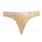 Simple Design Sporty Style Cotton Thong Panties Women Fashion Color Stripes Underwear Female Soft Comfortable G String Lingerie - Virtual Blue Store