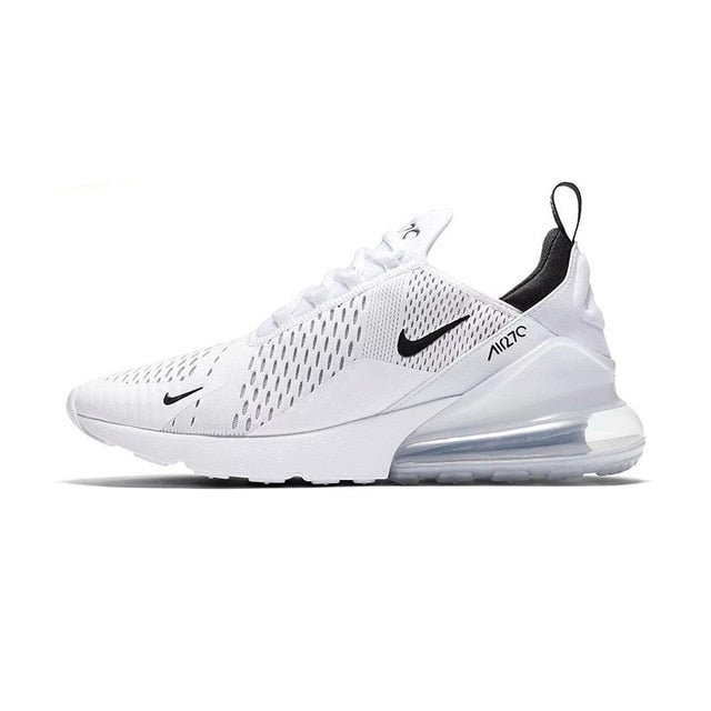 Authentic original Air Max 270 Running Shoes For Men Sport Outdoor Shoes Woman's Unisex Sneakers  Breathable For Men AH8050-100 EUR Size - Virtual Blue Store