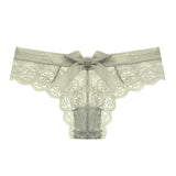 New Sexy Lace String Transparent Panties Women Back Cute Bow Thong Female Seamless G String Fashion Underwear Ladies T-back - Virtual Blue Store