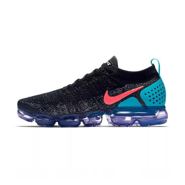 Authentic original AIR VAPORMAX FLYKNIT 2 Mens Running Shoes Sneakers comfortable Sport Outdoor Athletic Good Quality 942842 - Virtual Blue Store