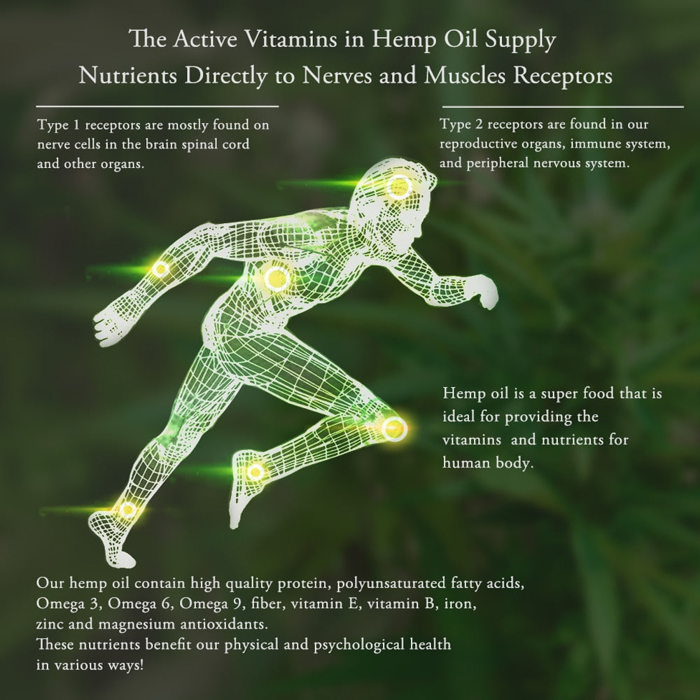 100% Organic Hemp Seeds Oil 30ml Contains 5000-10000 mg Flower Element Effective for Relax mind Body anti-anxiety Sleep better - Virtual Blue Store