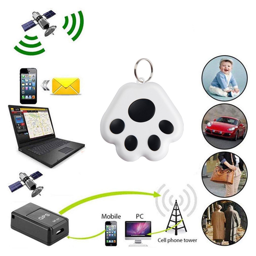 Dog Claw Anti-lost device Wireless Bluetooth Anti Lost Device Two Way Alarm Tracking Self Timer Finder For The Elderly Pet Anti - Virtual Blue Store
