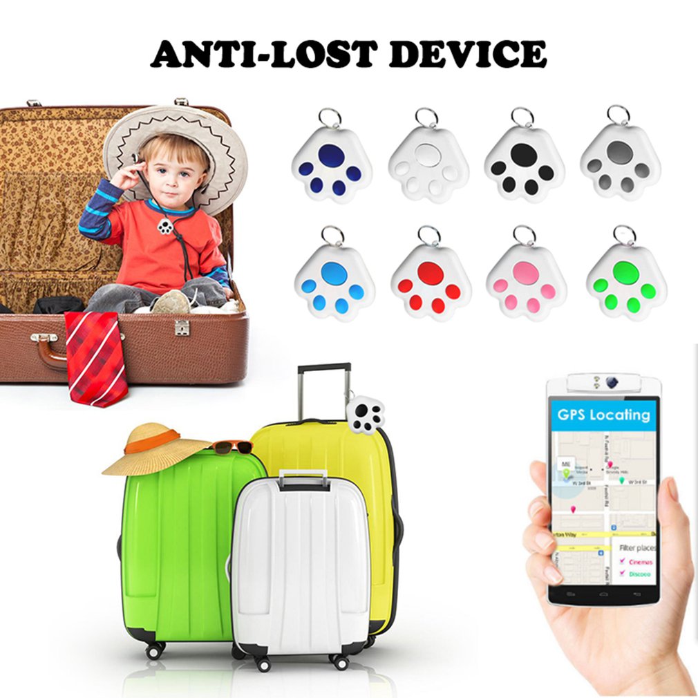 Dog Claw Anti-lost device Wireless Bluetooth Anti Lost Device Two Way Alarm Tracking Self Timer Finder For The Elderly Pet Anti - Virtual Blue Store