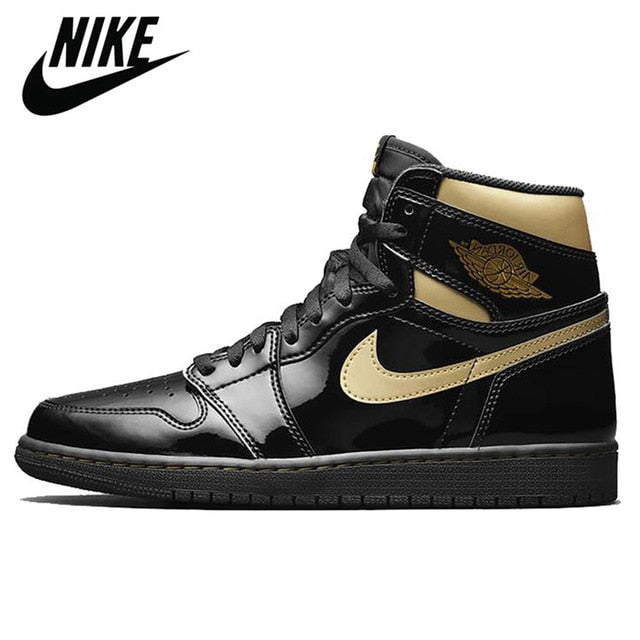 Authentic air   retro 1 um aj1 universidade azul escuro mocha luncky verde feminino masculino tênis de basquete esportes - Virtual Blue Store