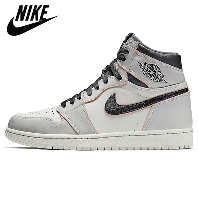 Authentic air   retro 1 um aj1 universidade azul escuro mocha luncky verde feminino masculino tênis de basquete esportes - Virtual Blue Store