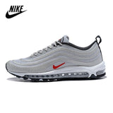 Original air max 97 sean wotherspoon almofada de ar sapatos masculinos tamanho 40-46 fosco prata arco-íris - Virtual Blue Store