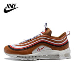 Original air max 97 sean wotherspoon almofada de ar sapatos masculinos tamanho 40-46 fosco prata arco-íris - Virtual Blue Store