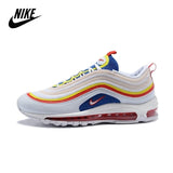 Original air max 97 sean wotherspoon almofada de ar sapatos masculinos tamanho 40-46 fosco prata arco-íris - Virtual Blue Store