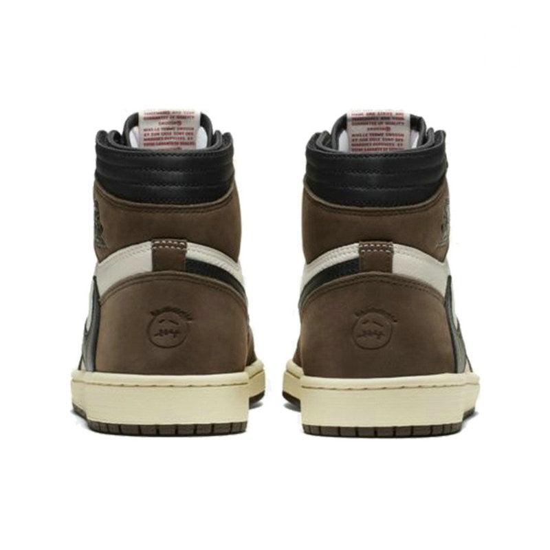 Travis scott x air   1 aj1 retro baixa alta og ts sp CD4487-100 cactus jack masculino tênis de basquete esportes - Virtual Blue Store