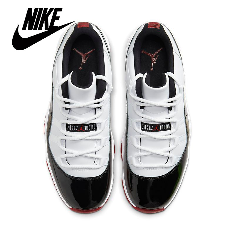 Authentic air   11 men basketball sapatos clássicos esportes ao ar livre para baixo zíper cerimônia 528895-103 - Virtual Blue Store