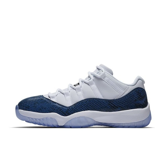 Authentic air   11 men basketball sapatos clássicos esportes ao ar livre para baixo zíper cerimônia 528895-103 - Virtual Blue Store