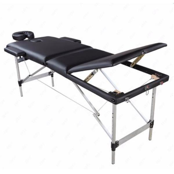 Three Colors 3 Sections Folding Aluminum Tube Beauty Bed  SPA Bodybuilding Massage Table Salon Furniture - Virtual Blue Store