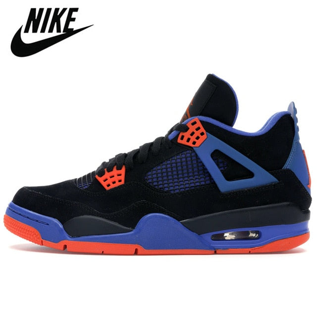 Authentic Air Retro 4 Bred Cool Grey Fossil FIBA Metallic Pack Cavs Men Basketball Shoes Sports Sneakers Trainers - Virtual Blue Store