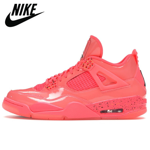 Authentic Air Retro 4 Bred Cool Grey Fossil FIBA Metallic Pack Cavs Men Basketball Shoes Sports Sneakers Trainers - Virtual Blue Store