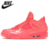 Authentic Air Retro 4 Bred Cool Grey Fossil FIBA Metallic Pack Cavs Men Basketball Shoes Sports Sneakers Trainers - Virtual Blue Store