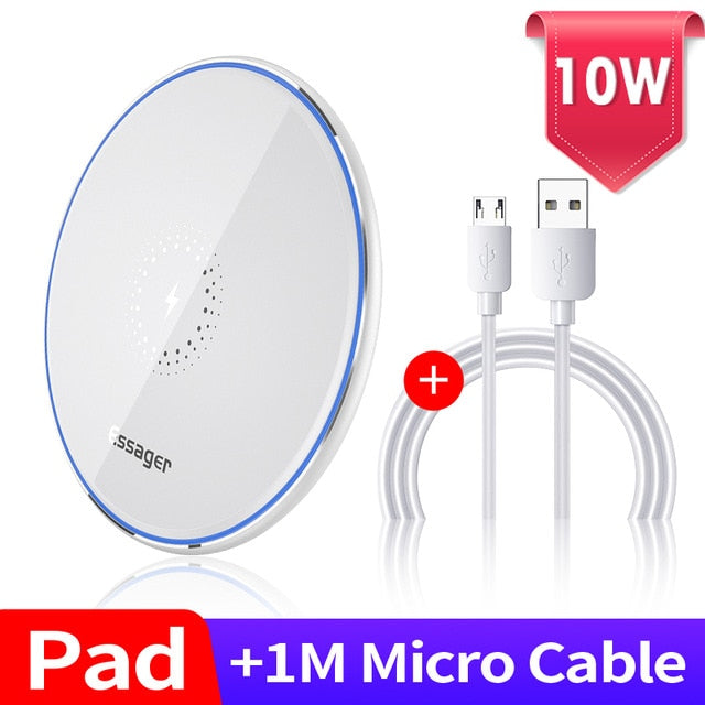 Essager 15W Qi Magnetic Wireless Charger For iPhone 12 11 Pro Xs Max X Induction Fast Wireless Charging Pad For Samsung Xiaomi - Virtual Blue Store