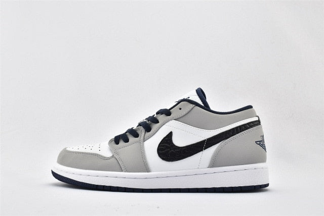 -zapatillas  Air Jordan 1 AJ1 Mid AJ1 para hombre, calzado de baloncesto masculino con punta amarilla y negra, zapatilla - Virtual Blue Store