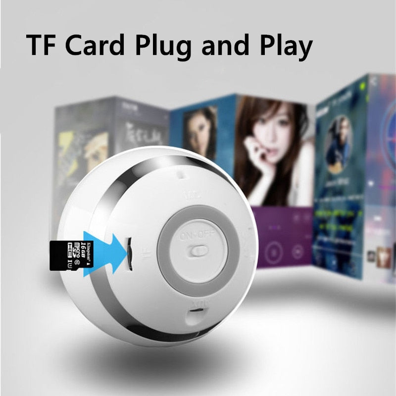 Mini Portable Bluetooth Speaker Super Bass Wireless Speaker Stereo Handsfree LED Light Surround Sound - Virtual Blue Store