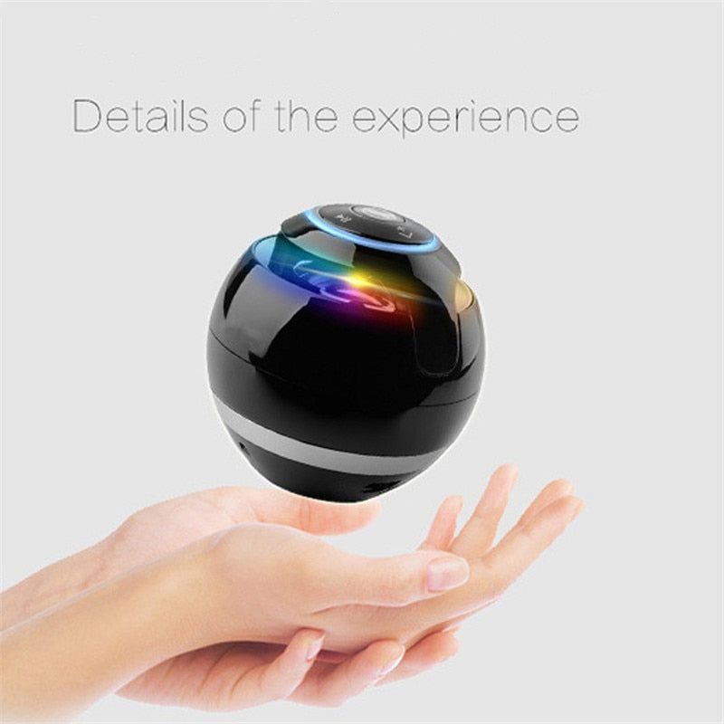Mini Portable Bluetooth Speaker Super Bass Wireless Speaker Stereo Handsfree LED Light Surround Sound - Virtual Blue Store