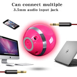 Mini Portable Bluetooth Speaker Super Bass Wireless Speaker Stereo Handsfree LED Light Surround Sound - Virtual Blue Store