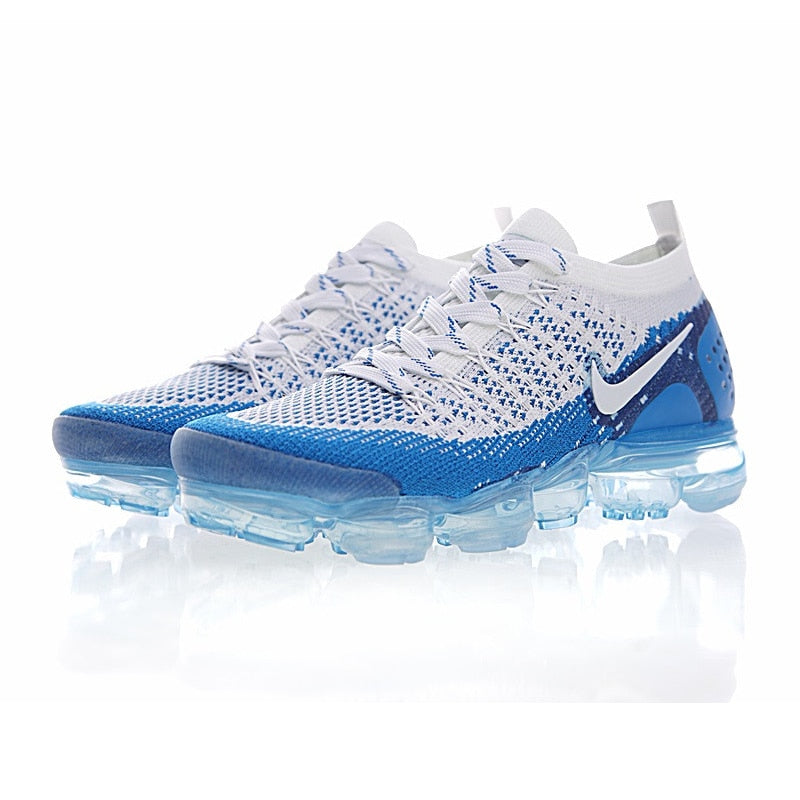 Original AIR VAPORMAX FLYKNIT 2 Running Shoes Men's Zapatilla De Deporte Hombre Sports Shoes Chaussure Homme Sneakers Off White - Virtual Blue Store