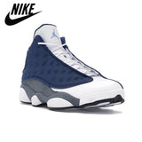 Hava aj Retro 13 spor ayakkabı erkekler ve kadınlar için gri ayak siyah spor ayakkabı - Virtual Blue Store