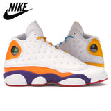 Hava aj Retro 13 spor ayakkabı erkekler ve kadınlar için gri ayak siyah spor ayakkabı - Virtual Blue Store