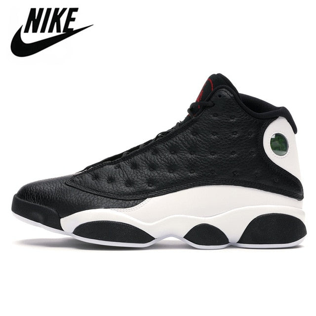 Hava aj Retro 13 spor ayakkabı erkekler ve kadınlar için gri ayak siyah spor ayakkabı - Virtual Blue Store