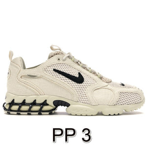 2020 Men Air Zoom Spiridon Cage 2 Fossil Triple Black White UPTOWN Women Air Mid '07 Sports Sneakers Running Shoes - Virtual Blue Store