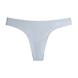 Women's Underwear Sexy Thong Soft Breathable Ice Silk Leopard Panties Women Seamless T-Back Low-Rise Lingerie G-String - Virtual Blue Store