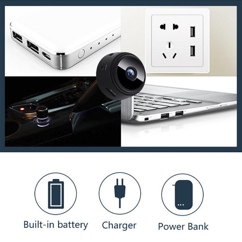 Wireless Security Remote Control Monitoring Night Vision Baby Motion Detection Camera 1080p HD Mini IP WiFi Camera - Virtual Blue Store