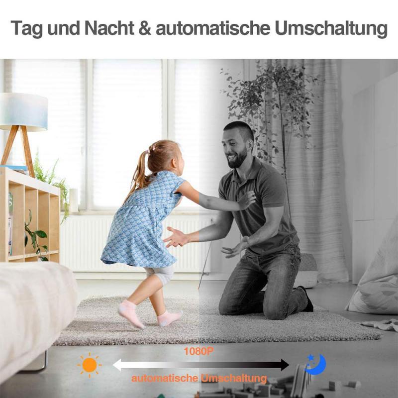 Wireless Security Remote Control Monitoring Night Vision Baby Motion Detection Camera 1080p HD Mini IP WiFi Camera - Virtual Blue Store