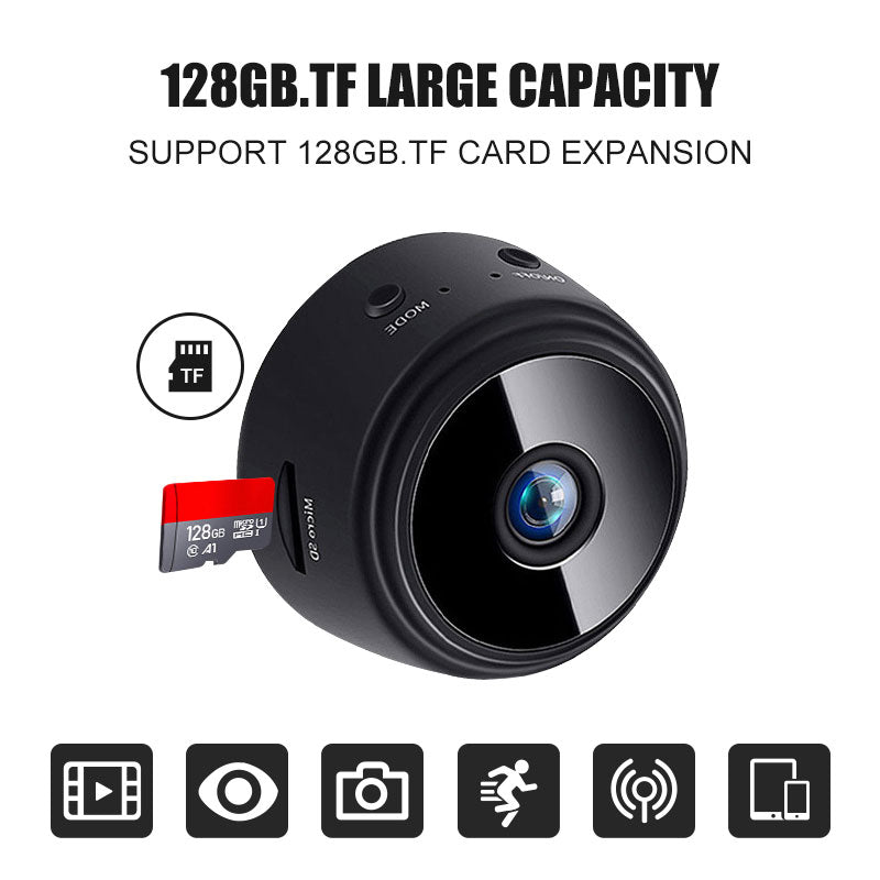 Wireless Security Remote Control Monitoring Night Vision Baby Motion Detection Camera 1080p HD Mini IP WiFi Camera - Virtual Blue Store