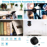 Wireless Security Remote Control Monitoring Night Vision Baby Motion Detection Camera 1080p HD Mini IP WiFi Camera - Virtual Blue Store