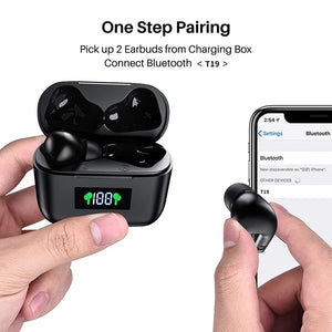 LED TWS Wireless Earbuds Bluetooth Headphones Hifi 5.0 Earphone Sport Earpiece Headset For Xiaomi All phones - Virtual Blue Store