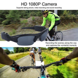 Mini Sunglasses Camera with Bluetooth Headset Sports Video Recorder Polarized Lens Sun Glass 1080P Camcorder for Running Cycling - Virtual Blue Store
