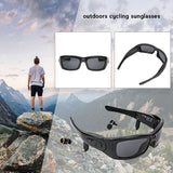 Mini Sunglasses Camera with Bluetooth Headset Sports Video Recorder Polarized Lens Sun Glass 1080P Camcorder for Running Cycling - Virtual Blue Store