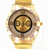 Reloj Mujer Luxury Brand Bear Women Watches Fashion Crystal Ladies Golden Metal Mesh For Gril  Quartz Wristwatches Relogio