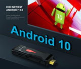 Smart fire TV Stick 4K X96 S400 Android 10 TV Box Allwinner H313 2GB 16GB 60fps 2.4G Wifi Google Media Player TV Dongle Receiver