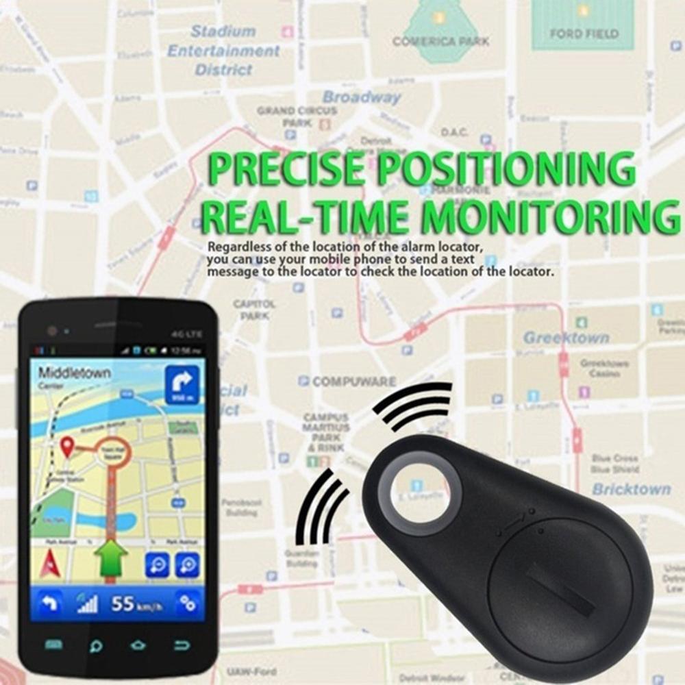 Pets Smart Mini GPS Tracker Anti-Lost Waterproof Bluetooth Tracer For Pet Dog Cat Keys Wallet Bag Kids - Virtual Blue Store