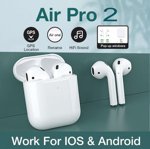 Touch Control Wireless Headphone Bluetooth Earphones Sport Earbuds For Huawei Iphone OPPO Xiaomi TWS Music Headset - Virtual Blue Store