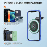 15W Magnetic Car Wireless Charger Mount Stand For MagSafe iPhone 12 Mini Pro Max Fast Charging Wireless Charger Car Phone Holder - Virtual Blue Store