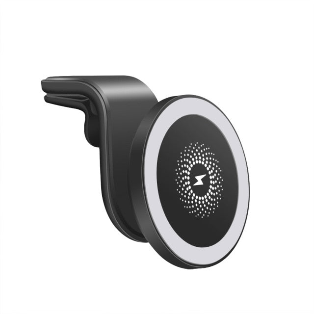 15W Magnetic Car Wireless Charger Mount Stand For MagSafe iPhone 12 Mini Pro Max Fast Charging Wireless Charger Car Phone Holder - Virtual Blue Store