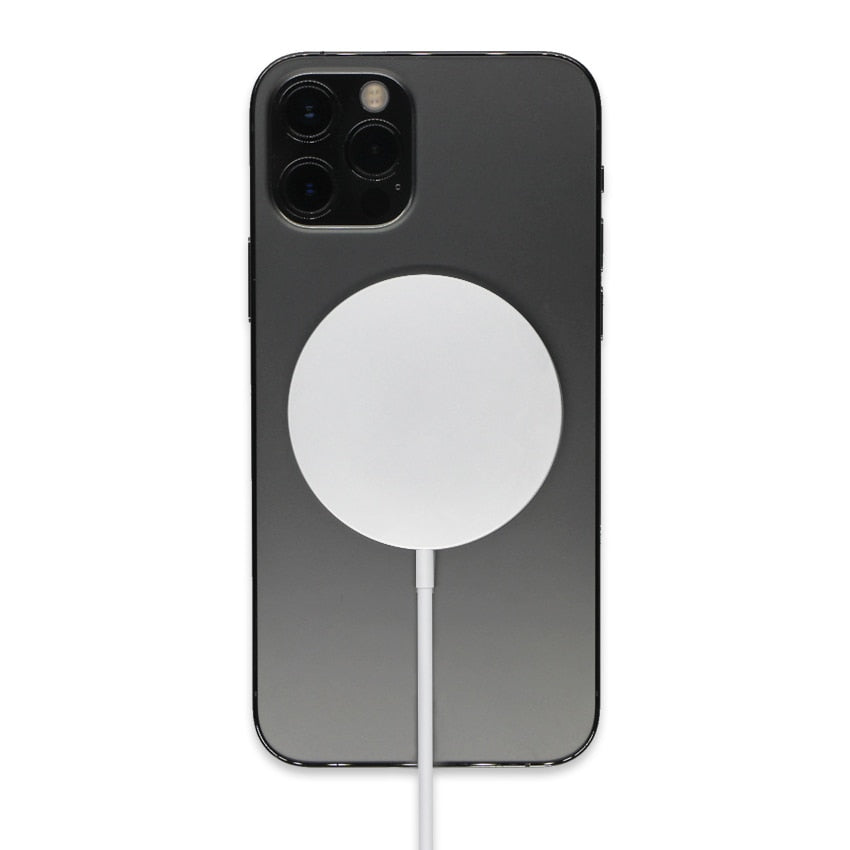Original Apple MagSafe charger USB-C Magnetic Wireless Charger 15W Fast Charger for iPhone 8 X 11 12 pro max for AirPods Pro - Virtual Blue Store