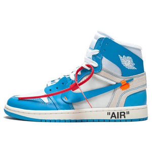 2021 hot sale off white AJ 1 aj1 basketball shoe Retro High og 10 Chicago UNC white aq0818-148 men's women's shoes - Virtual Blue Store