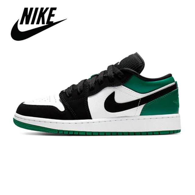 2021 Originals Air 1 Low Mens Basketball Shoes Black Inverse Toe Low Smoke Gray Pine Green Outdoor Sports shoes top-selling - Virtual Blue Store