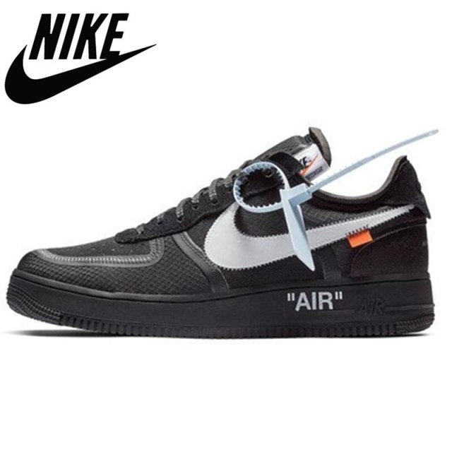 Authentic Original aj Force 1 x 0ff White Breathable Men's and Women's Skateboarding shoes Sports running shoes chunky sneakers - Virtual Blue Store