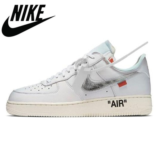 Authentic Original aj Force 1 x 0ff White Breathable Men's and Women's Skateboarding shoes Sports running shoes chunky sneakers - Virtual Blue Store
